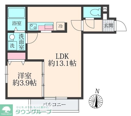 ミリアビタ前原の物件間取画像